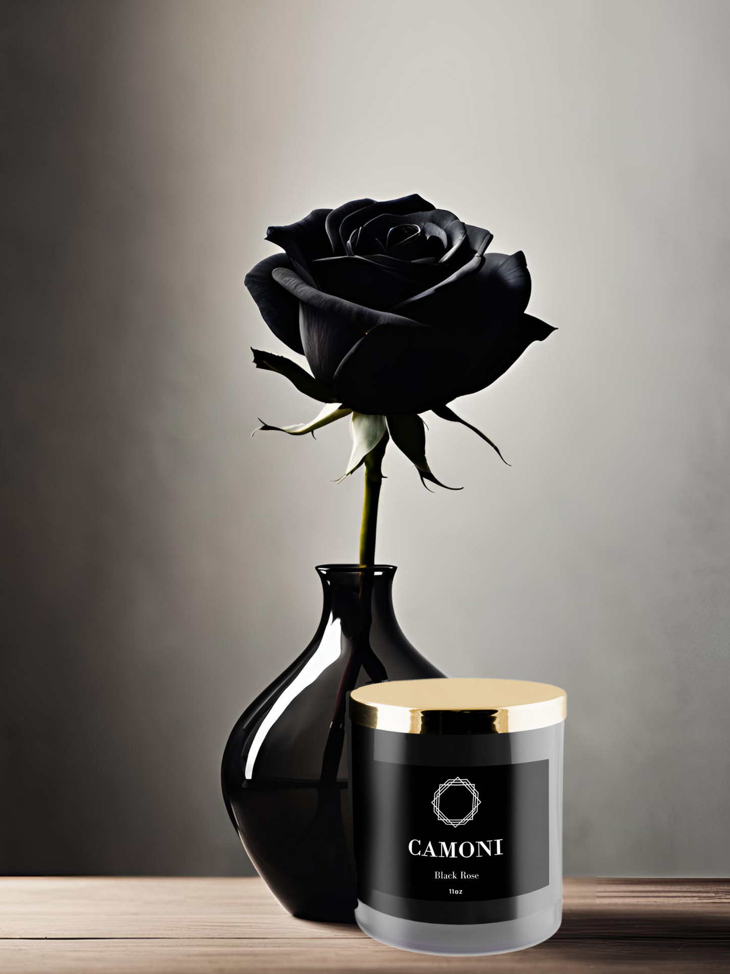 Black Rose Candle