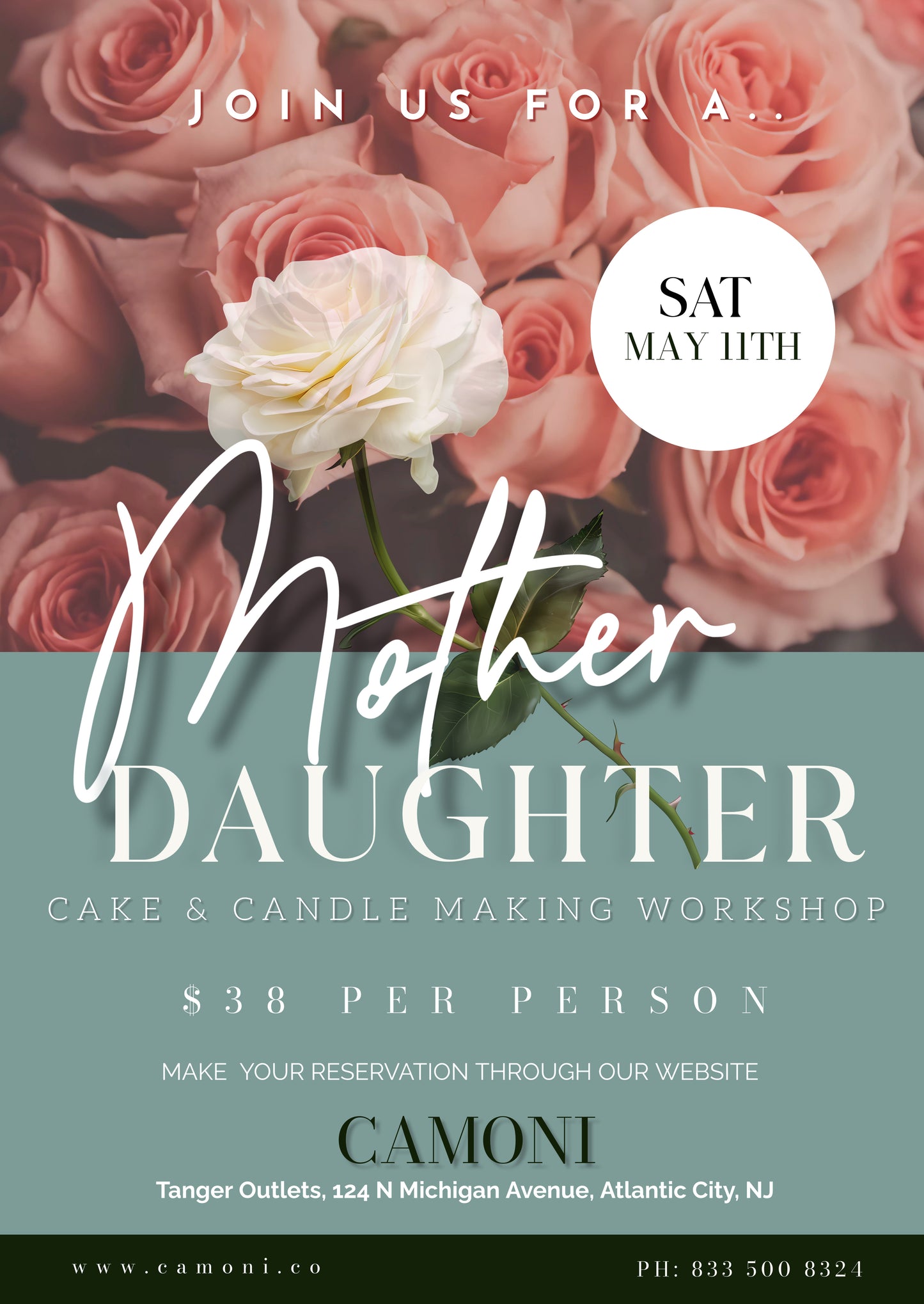 Mother+Daughter Cake and Candle Making Workshop